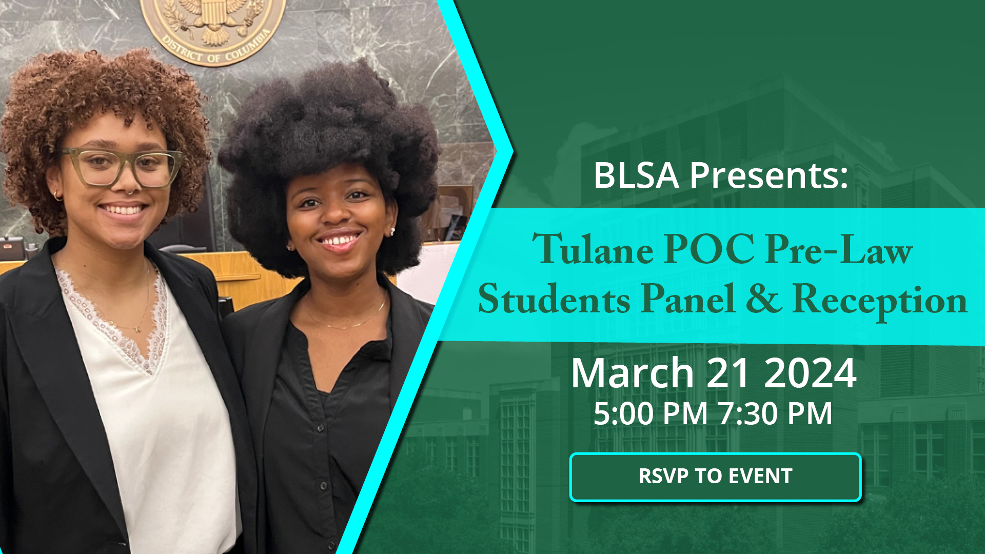 BLSA Presents: Tulane POC Pre-Law Students Panel & Reception